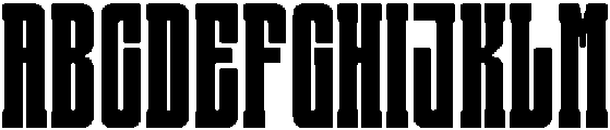 Highland Regular otf (400) Font UPPERCASE