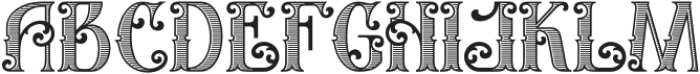 Highlander Engraved otf (400) Font UPPERCASE
