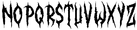 Highlands Regular otf (400) Font UPPERCASE
