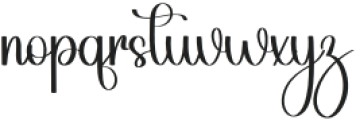 Highlight Wedding Regular otf (300) Font LOWERCASE