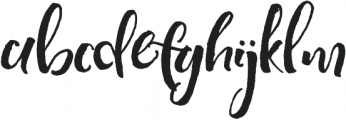 Highline Alternates otf (400) Font LOWERCASE