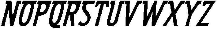Highmark Italic Italic otf (400) Font UPPERCASE