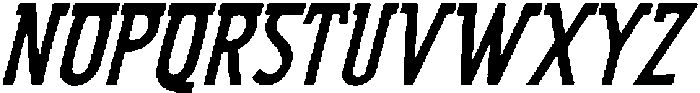 Highmark Rough Italic Italic otf (400) Font UPPERCASE