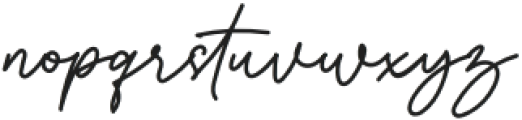 Highpath Signature otf (400) Font LOWERCASE