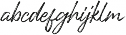 Highpeak Script Regular otf (400) Font LOWERCASE
