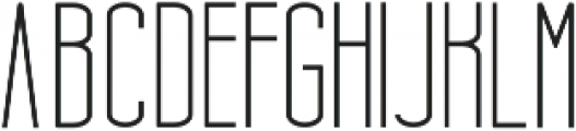 Highrise Light otf (300) Font UPPERCASE