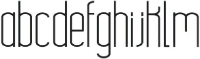 Highrise Light otf (300) Font LOWERCASE