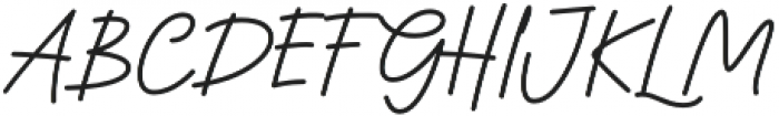 Highrush Handwriting otf (400) Font UPPERCASE