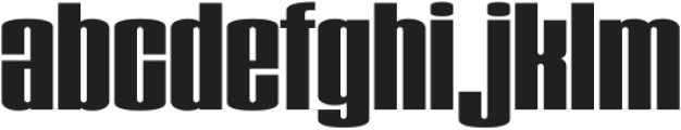 Highwater Condensed otf (400) Font UPPERCASE
