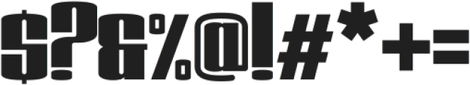 Highwater Regular otf (400) Font OTHER CHARS