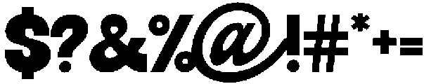Highway Motel Sans Regular otf (400) Font OTHER CHARS