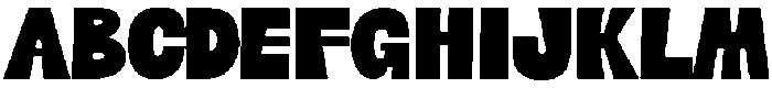 Highway Motel Sans Regular otf (400) Font UPPERCASE