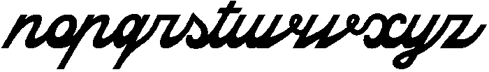 Highway Motel Sans Regular otf (400) Font LOWERCASE