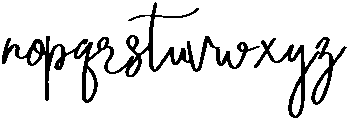 Highway Regular otf (400) Font LOWERCASE