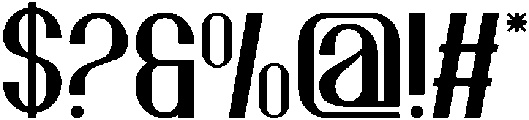 Highway-Regular otf (400) Font OTHER CHARS
