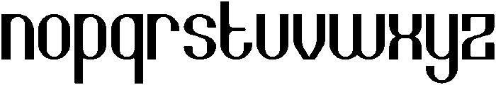 Highway-Regular otf (400) Font LOWERCASE