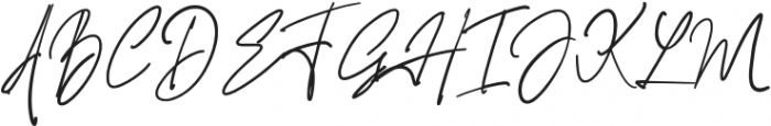 Highway Signature Regular otf (400) Font UPPERCASE