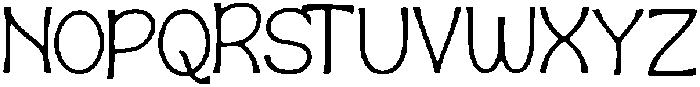 Higixu ttf (400) Font LOWERCASE