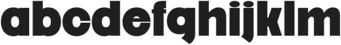 Higular Regular otf (400) Font LOWERCASE