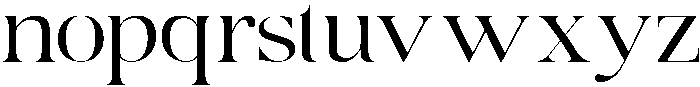 Hikari otf (400) Font LOWERCASE