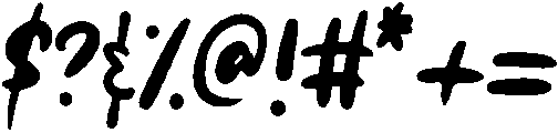 Hikaru otf (400) Font OTHER CHARS