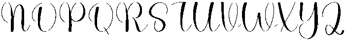 Hiking Regular otf (400) Font UPPERCASE