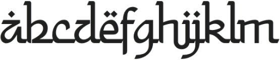 Hilal Ramadhan Alternates otf (400) Font LOWERCASE