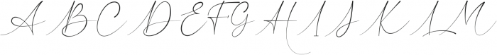 Hillonest Signature Regular otf (400) Font UPPERCASE