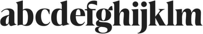 Hilsfiger-Regular otf (400) Font LOWERCASE