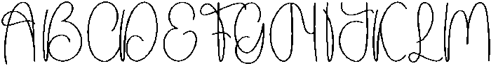 Himalaya Regular otf (400) Font UPPERCASE