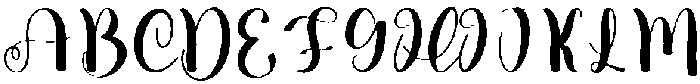 Himalaya Regular otf (400) Font UPPERCASE