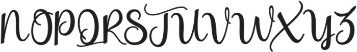 Himalaya Script Regular ttf (400) Font UPPERCASE