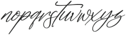 Himalaya Signature Italic otf (400) Font LOWERCASE