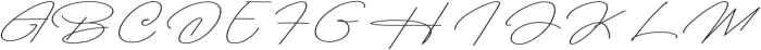 Himalaya Signature Regular otf (400) Font UPPERCASE