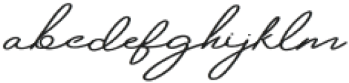 Himalaya Signature Regular otf (400) Font LOWERCASE