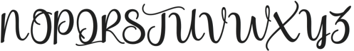 HimalayaScript-Regular otf (400) Font UPPERCASE