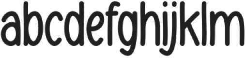 Himberly Regular otf (400) Font LOWERCASE