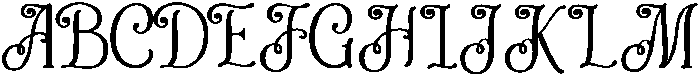 Himoria Miravelle Regular otf (400) Font UPPERCASE