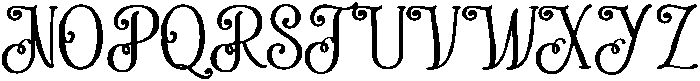 Himoria Miravelle Regular otf (400) Font UPPERCASE