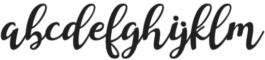 Hinellascript otf (400) Font LOWERCASE