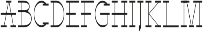 Hinnom Regular otf (400) Font LOWERCASE