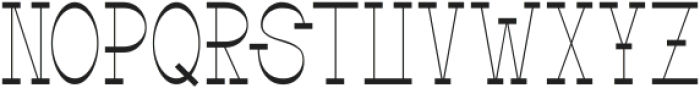 Hinnom Regular ttf (400) Font LOWERCASE