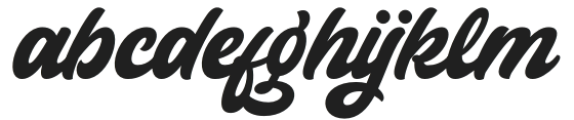 Hioganke-Regular otf (400) Font LOWERCASE