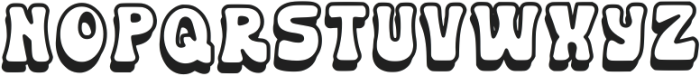 Hippie Groovy Regular otf (400) Font UPPERCASE