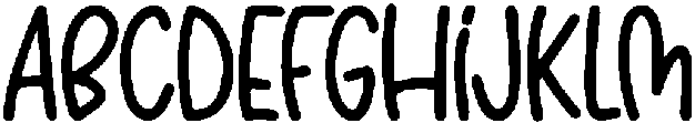 Hippie Regular otf (400) Font UPPERCASE
