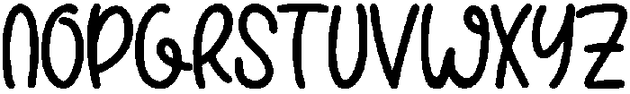 Hippie Regular otf (400) Font UPPERCASE