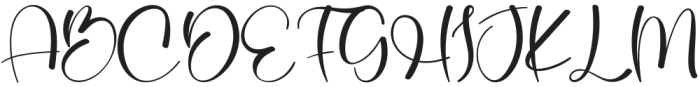 Hippie Signature Regular otf (400) Font UPPERCASE