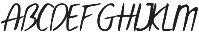 Hippola Italic otf (400) Font UPPERCASE