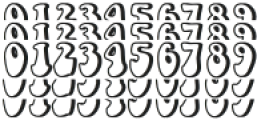 Hippy Hop Stacked otf (400) Font OTHER CHARS