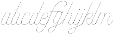 Hipster Script Thin otf (100) Font LOWERCASE